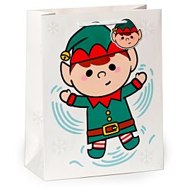 Amigos de Natal saco para presentes - grande