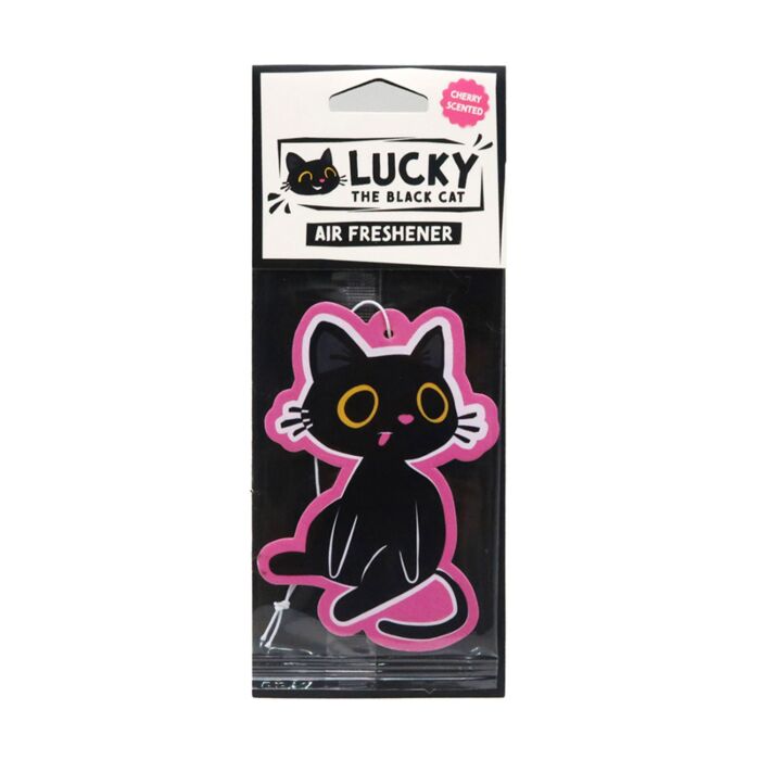 Ambientador cereja Lucky o Gato preto da sorte