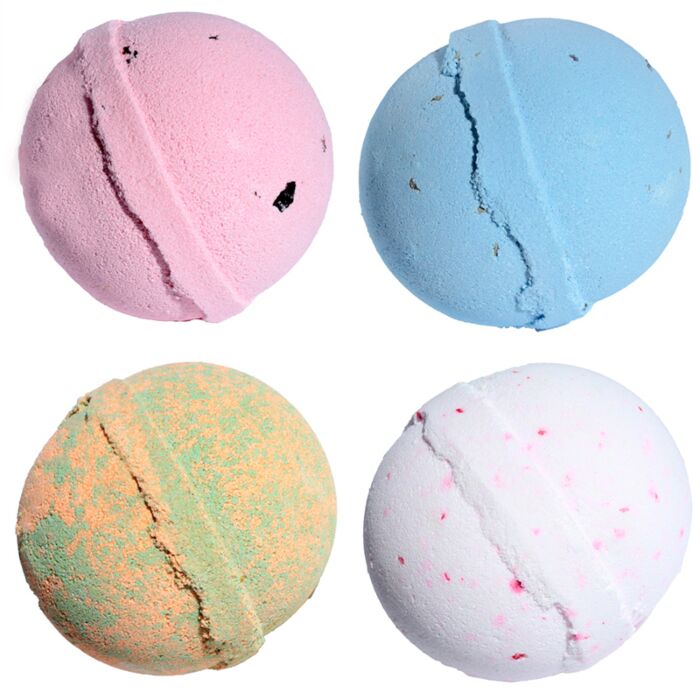 Mistura de Bomba de Banho - Rosa, Lavanda, Manga e Sonho de Coco
