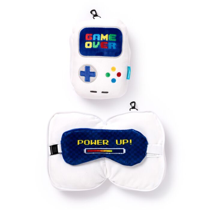 Almofada de viagem e máscara para dormir Relaxeazzz - Game Over