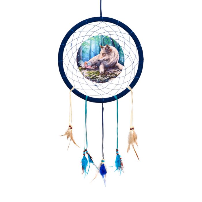 Caça-Sonhos Lisa Parker Contos de fadas lobo e fada 33cm