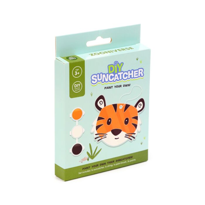 Pinte o seu próprio apanhador de sol DIY Zooniverse Tigre