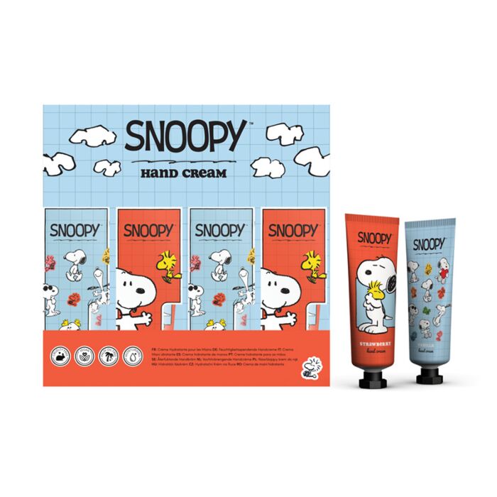 Creme de mãos Hidratante 75ml Peanuts Snoopy & Woodstock
