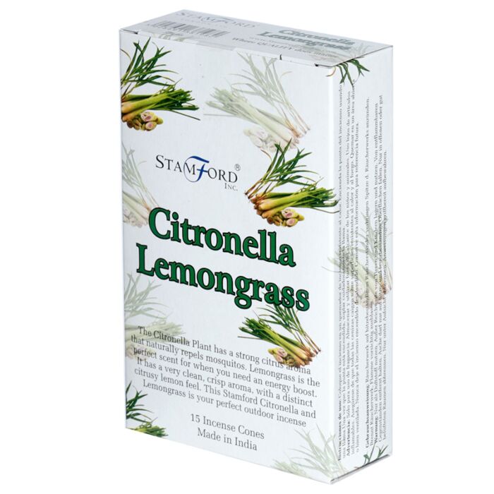 37198 Cones de Incenso Stamford - Citronela e erva-limão