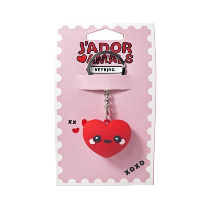 Porta-chaves PVC 3D Amore Heart Coração