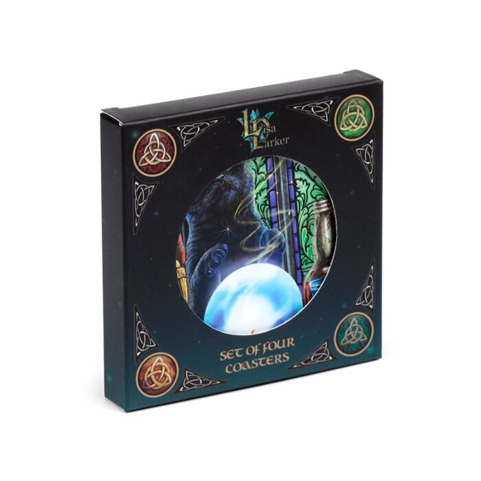 Lisa Parker Gatos Mágicos (Novo 2025) - set de 4 bases para copos 