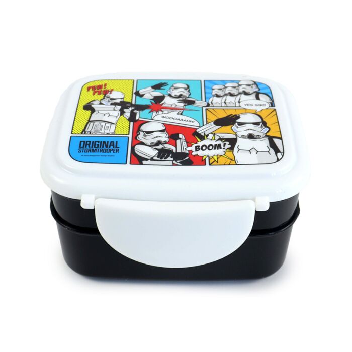 Lancheira Bento com fecho clip e talheres  - The Original Stormtrooper 