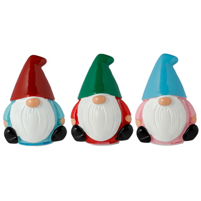 Bálsamo labial com forma Gnomo do Jardim