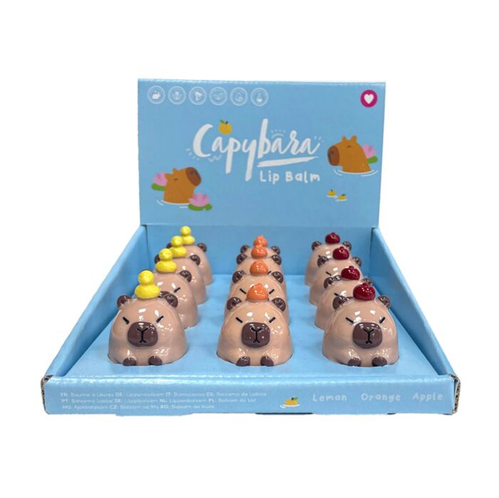Bálsamo labial com forma  Capivara