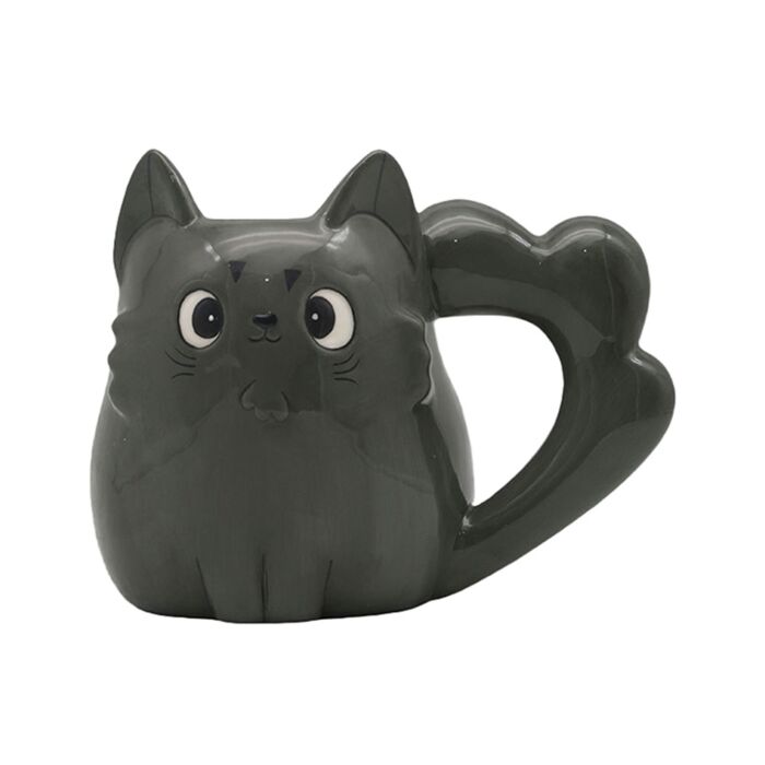 Caneca de cerâmica em forma Beans & Co Gatos Pepper