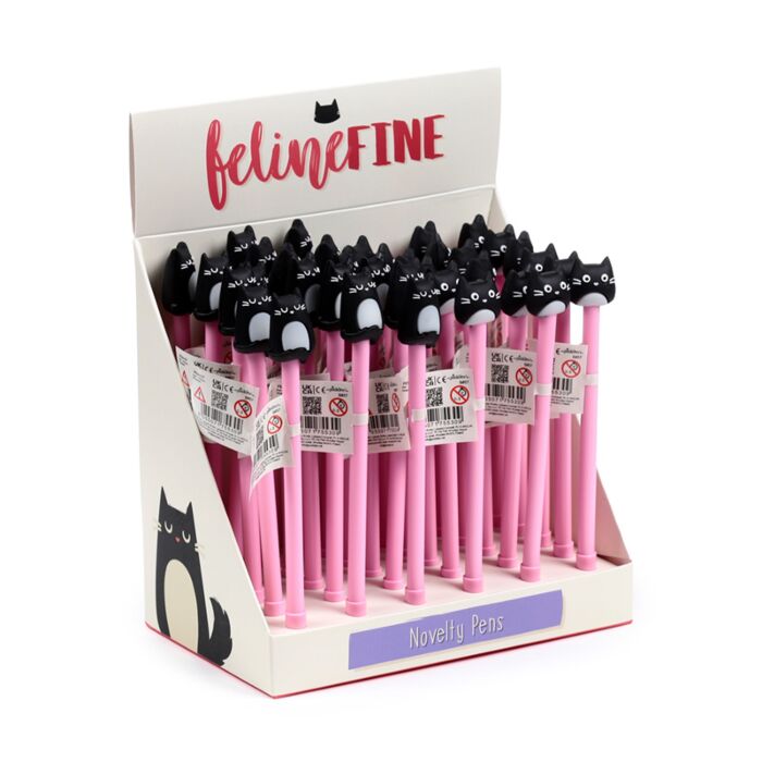 Caneta com Detalhe - Gato Feline Fine
