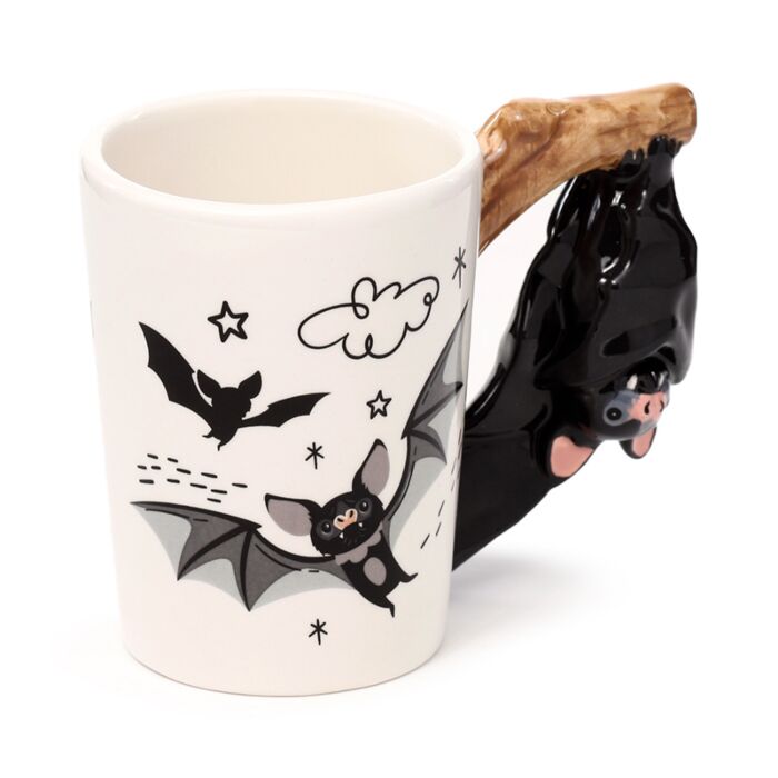 Caneca com Asa Moldada - Morcego