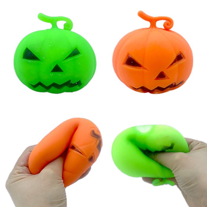 Brinquedo para espremer abóbora assustadora