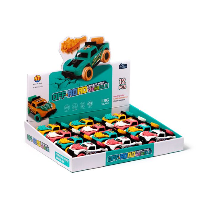 Brinquedo de ação de impulso - Carro de acrobacias com motor