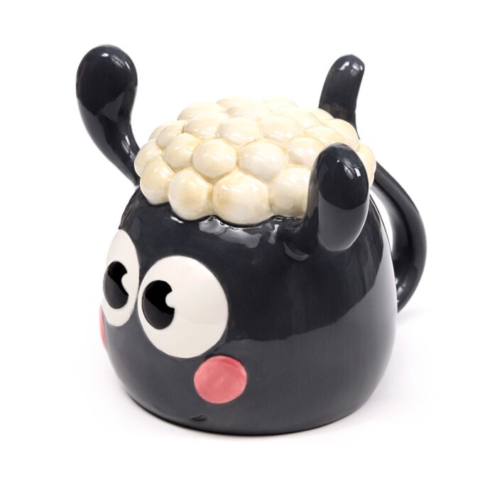 Caneca de cerâmica ao contrário Kawaii Shaun a ovelha