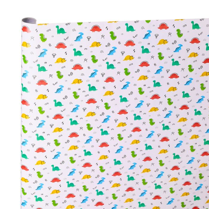 Rolo de papel de embrulho Dinosauria Jr 3m