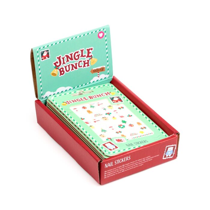 Autocolantes para unhas Jingle Bunch Natal