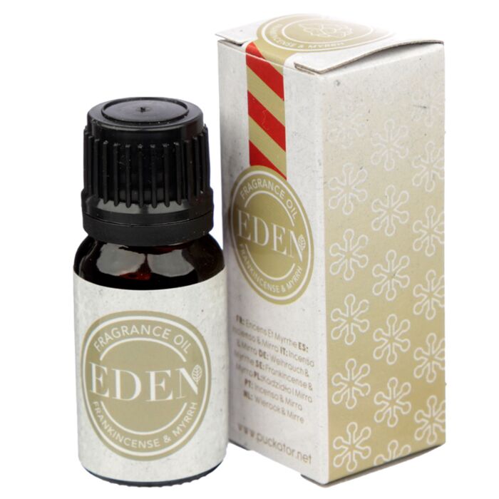 Óleo de fragrâncias de incenso Mirra e Éden 10ml