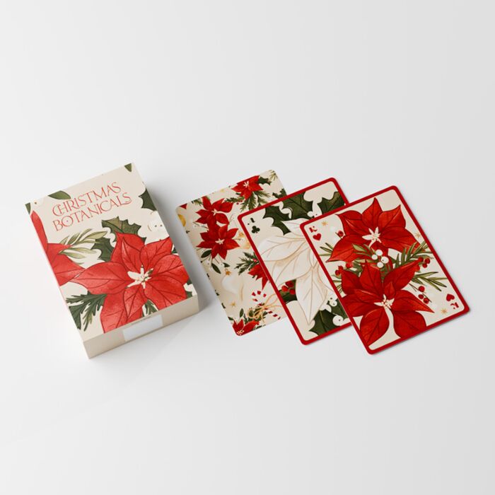 Cartas de jogo Natal Botánico