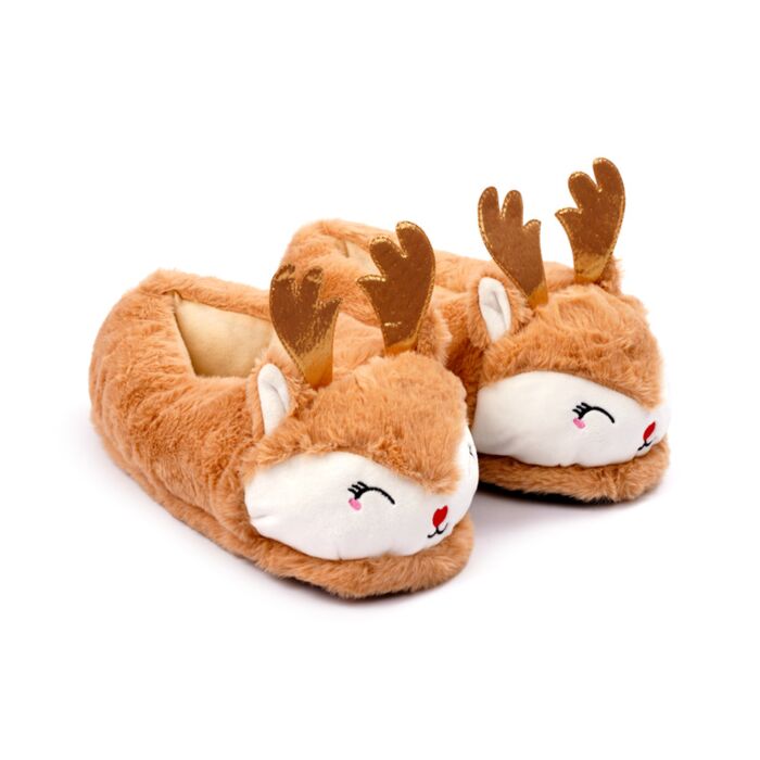 Pantufas Rena de Natal Jingle Bunch (Unisex Tamanho único)