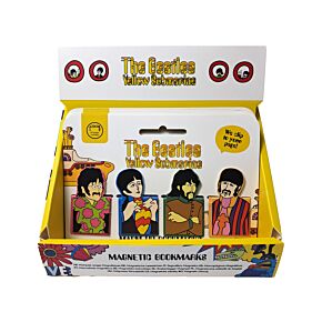 Set de marcadores magnéticos para livros - The Beatles Yellow Submarine