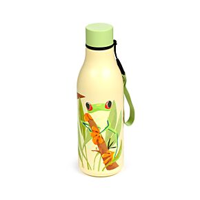 Garrafa Para Bebidas Quentes e Frias Rãs tropicais
