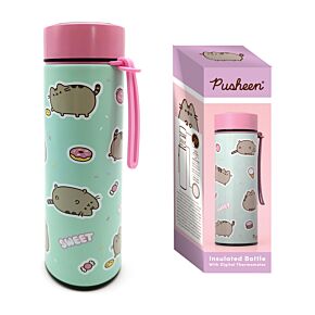 Garrafa com termómetro digital Pusheen the Cat Sweets 