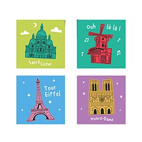 Toalha de viagem comprimida Je t'aime Paris