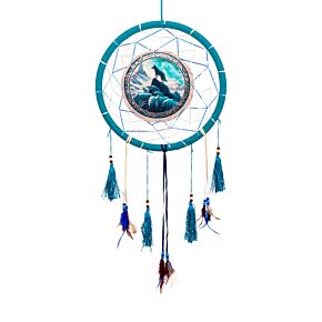 Caça-Sonhos Espírito da manada de lobos 33cm