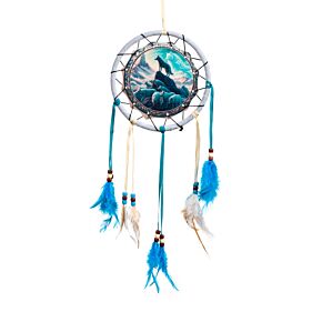 Caça-sonhos Espírito da manada de lobos 16cm