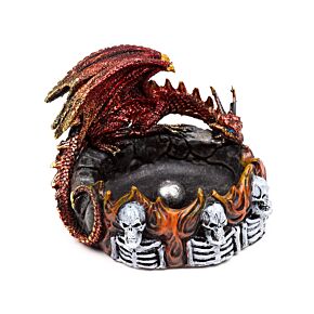 Queimador de paus de incenso e cones Dragão Dark Legends Anel de Fogo