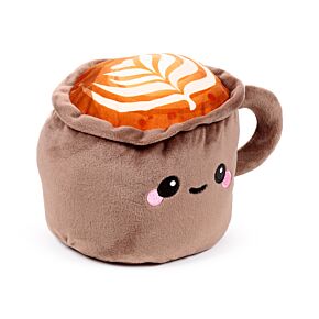 Peso para porta em pelúcia Foodiemals Cappuccino 
