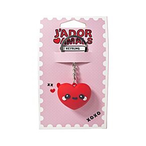 Porta-chaves PVC 3D Amore Heart Coração