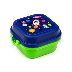 Lancheira Bento com fecho Clip Cadete do Espaço