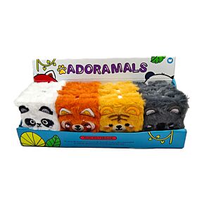 Mini Bloco de Notas em Pelúcia Adoramals Selvagem