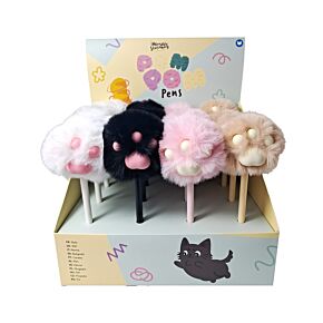 Beans & Co Gatos Caneta Pom Pom de ponta fina com pata Fofinha
