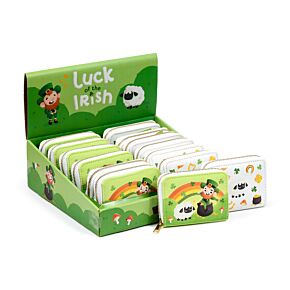 Carteira pequena com fecho de correr Anão da sorte Irlanda