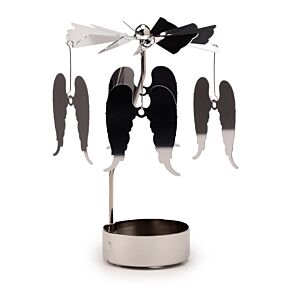 Suporte Para Velas Com Carrossel - Asas de Anjo