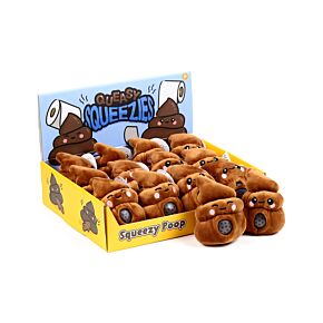 Brinquedo de pelúcia espremível Queasy Squeezies Cocó