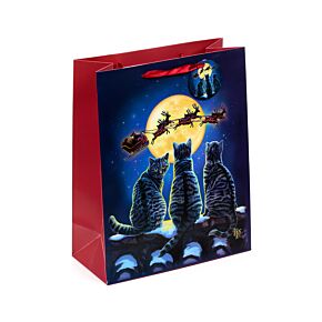 Saco para presentes grande Lisa Parker Gatos de natal