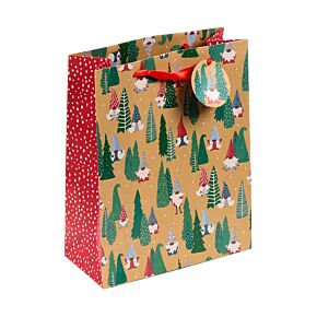 Saco para presentes grande Gnomo de natal
