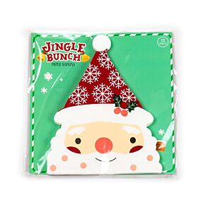 Embalagem de 12 guardanapos de papel 3 camadas Pai Natal