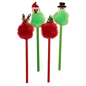 Lápis Pom Pom - Natal