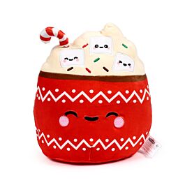 Brinquedo Fofinho Squidglys Foodiemals Aspen o Chocolate quente