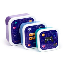 Set de 3 tuppers M/L/XL Game Over 