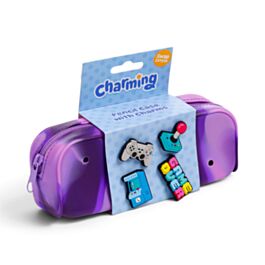 Estojo de silicone para lápis com Charms Game Over