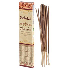 Paus de Incenso Goloka Masala - Chandan Sandalwood Paus de Incenso Goloka Masala - Chandan Sandalwood