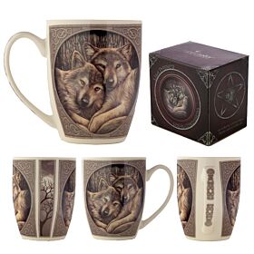 Caneca Lobo fiel companheiro desenho de Lisa Parker Caneca Lobo fiel companheiro desenho de Lisa Parker