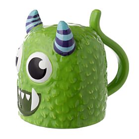Caneca de Cerâmica ao Contrário - Monstro Monstarz Verde Caneca de Cerâmica ao Contrário - Monstro Monstarz Verde