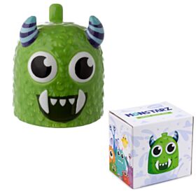 Caneca de Cerâmica ao Contrário - Monstro Monstarz Verde